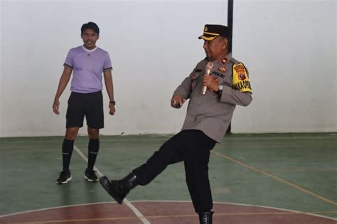 Meriahkan Hari Bhayangkara Ke Polres Humbahas Gelar Turnamen Futsal