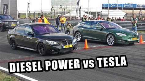 Watch Tesla Model S Wagon Race Dirty BMW Diesel