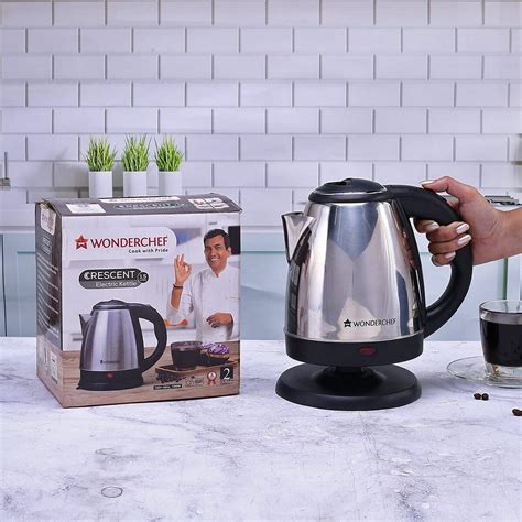 Buy Wonderchef Electric Kettle Crescent 1 5Ltr Online At Best Price