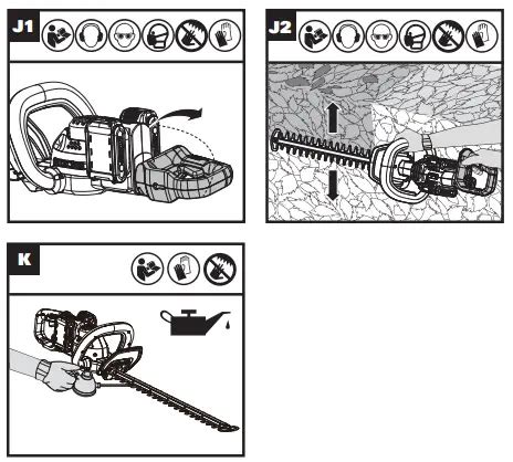 WORX NITRO WG286 40V Cordless Hedge Trimmer User Manual