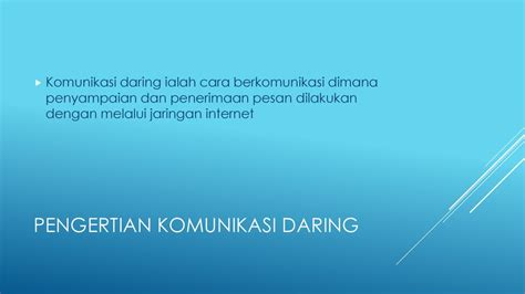 Komunikasi Daring Sinkron Dan Asinkron Ppt Download