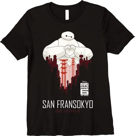 Best Disney Big Hero 6 Tv Series Baymax Sf Love Graphic T Shirts Teesdesign