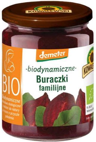 Kowalewski Buraczki Tarte Bezglutenowe Demeter Bio 540ml Ceny I