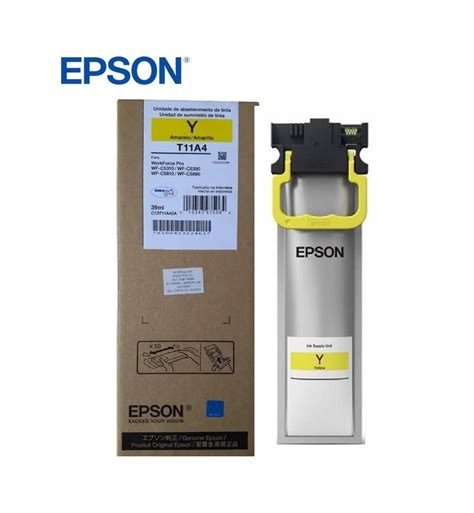 Tinta Epson T A Al Amarillo Para Workforce Pro Wf C Wf C