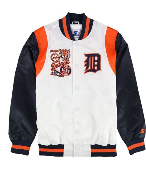 Starter Mens Detroit Tigers 1984 World Series Varsity Varsity Jacket