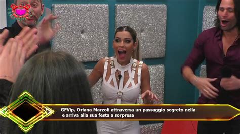 Gfvip Oriana Marzoli Attraversa Un Passaggio Segreto Nella E Arriva