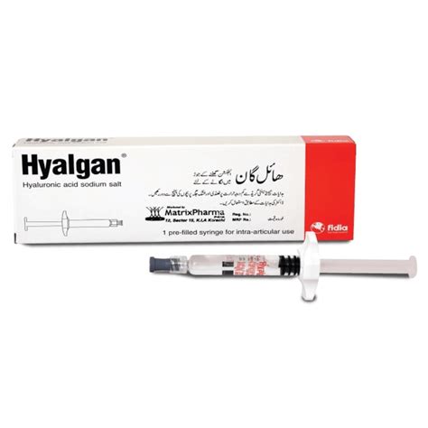 Hyalgan 25mg Inj Dawaai Uses Side Effect Price In Pakistan