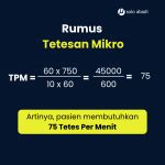 Menghitung Rumus Tetesan Infus Mikro Dan Makro Info Lengkap