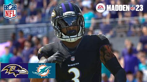 Madden 23 Odell Beckham Jr Ravens Vs Dolphins Simulation Madden 24