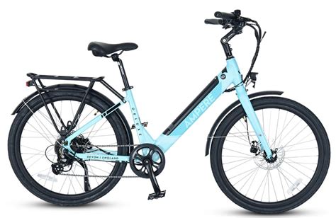 Ampere Deluxe Step Through 26 Inch 2023 Electric Bike Electric Hybrid Bikes Electric Bikes