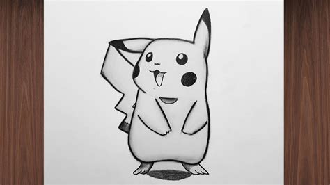 Kolay Karakalem Çizimleri Pikachu Resmi Çizimi Çizim Fikirleri 08