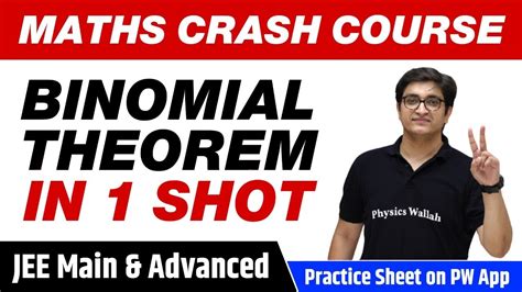 Binomial Theorem In Shot All Concepts Tricks Pyqs Covered