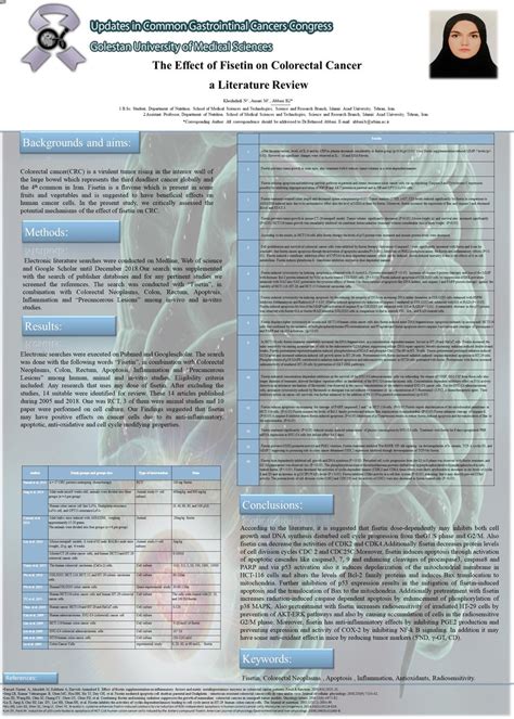 PDF The Effect Of Fisetin On Colorectal Cancer