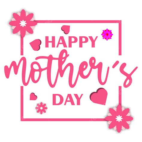 Happy Mother Day Vector Art Png Happy Mothers Day Design Heart Happy