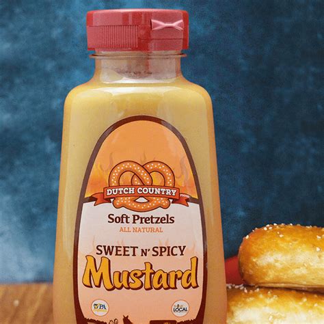 Sweet Spicy Mustard Dutch Country Soft Pretzels