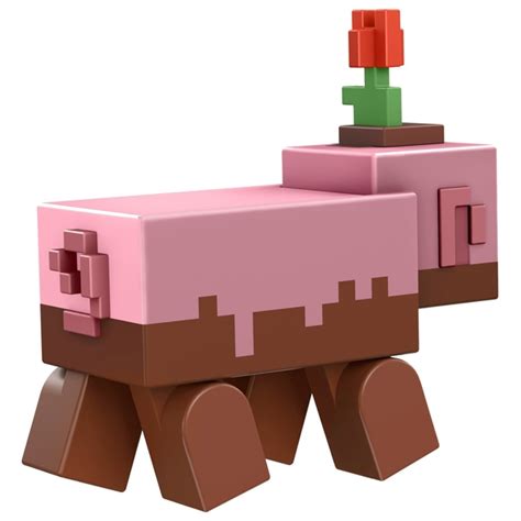 Minecraft 8cm Figure Muddy Pig Smyths Toys Uk