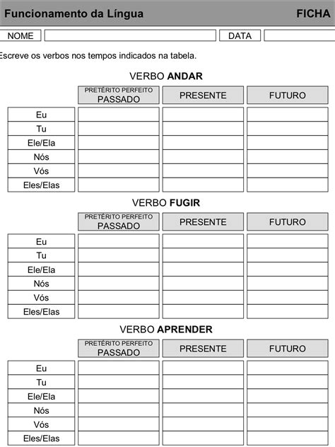 Atividades Sobre Verbo Ano Fundamental Ensino Hot Sex Picture