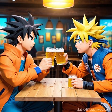 Goku And Naruto Prompts Stable Diffusion Online