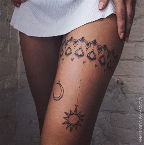 189 Sexiest Thigh Tattoos For Women September 2019 Вдохновляющие