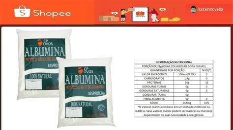 Shopee Albumina Pura Kg Prote Na Suplemento Integral Cp