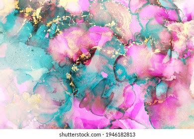 Art Photography Abstract Fluid Art Painting Stock Illustration