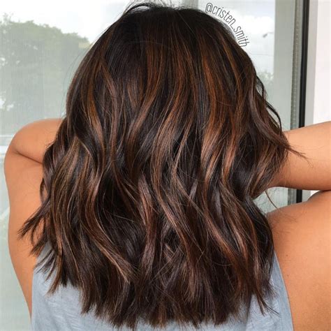 Dark Hair With Copper Highlights Highlights For Dark Brown Hair Brown Blonde Hair Light Brown