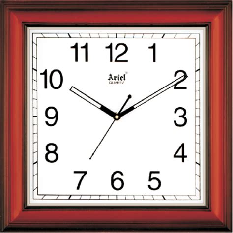 Assorted Wall Clocks With Diverse Design Options Ariel Quartz