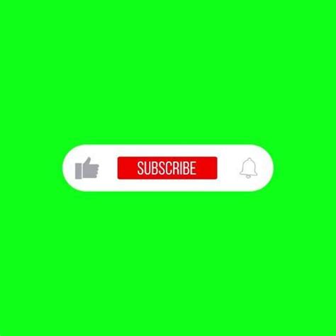 Green screen subscribe button – Artofit