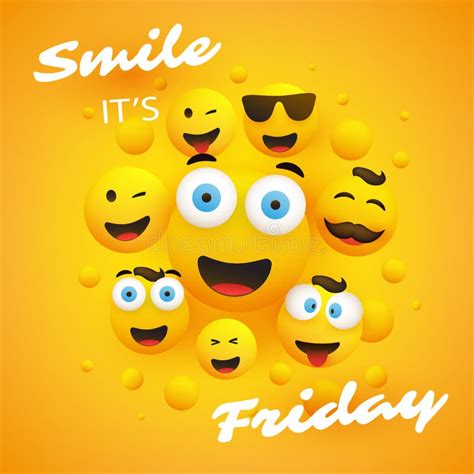 Smile It S Friday Weekend S Coming Banner With Smiling Relaxing