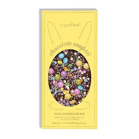 Chocolate Confetti Milk Chocolate Bar Easter Runaway Luna