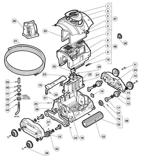 Hayward SharkVac Electric Pool Cleaner Parts Diagram