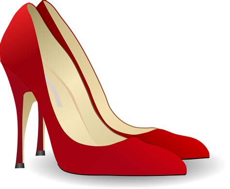 Download Pumps High Heeled Shoe Stack Heel Shoe Royalty Free Vector Graphic Heels High