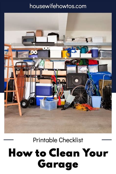 Garage Cleaning Checklist Steps To A Clean And Organized Space