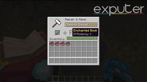 Minecraft Best Shovel Enchantments Hours Experience Exputer