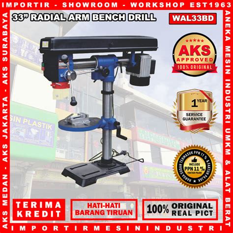 Jual Mesin Bor Duduk Bench Drill Press Mm Aks Wal Bd Shopee