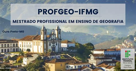 Mestrado Profissional Em Ensino De Geografia Em Rede Nacional