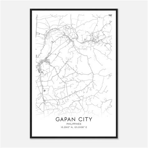 Gapan City Custom Maps And Posters