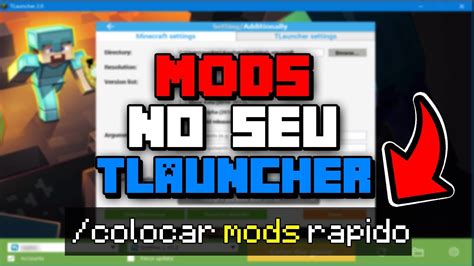 Como Instalar Mods No Tlauncher Atualizado Youtube