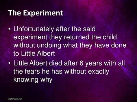 Little Albert Experiment