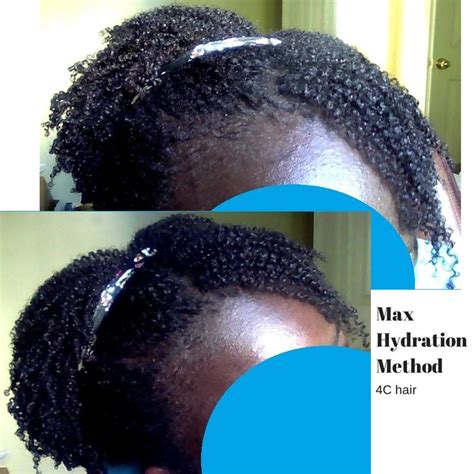 Max Hydration Method Stretched Wash N Go On My 4c Hair Styled It With