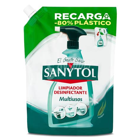 Sanytol Limpiador Desinfectante Multiusos Eucaliptus Sanytol Recarga Ml