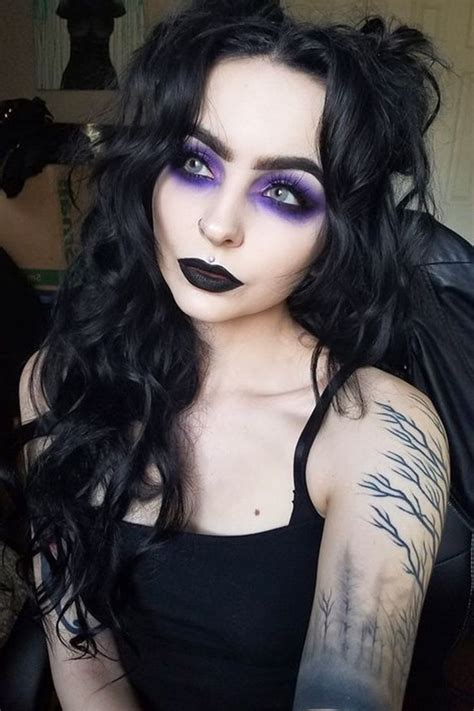 Witchy Makeup Gothic Makeup Smoky Eye Makeup Black Eyeshadow Makeup