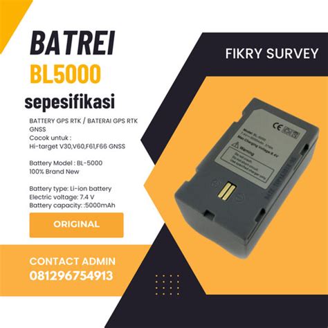 Jual RTK HI TARGET BATERAI BL 5000 U GPS RTK HI TARGET Jakarta Barat