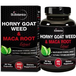 St Botanica Horny Goat Weed Maca Root Extract Mg Veggie