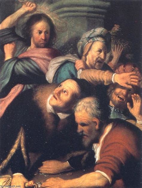 Kunstreproduktionen Christ Driving The Money Changers From The Temple