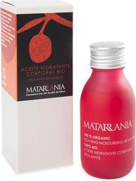 Matarrania Organic Balsamic Body Oil 100 Ml Boutique En Ligne Ecco Verde