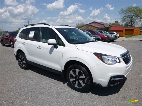 2018 Crystal White Pearl Subaru Forester 2.5i Premium #127057715 ...