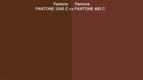 Pantone 1545 C Vs PANTONE 483 C Side By Side Comparison