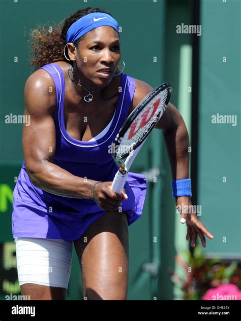 Serena Williams Sony Ericsson Open At Crandon Park Tennis Center