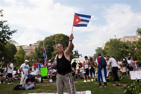 PHOTOS: Hundreds Of Anti-Communists Urge Biden To Intervene In Cuba ...